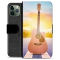 iPhone 11 Pro Premium Flip Cover med Pung - Guitar