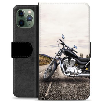 iPhone 11 Pro Premium Flip Cover med Pung - Motorcykel
