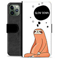 iPhone 11 Pro Premium Flip Cover med Pung - Slow Down