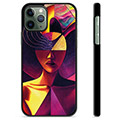 iPhone 11 Pro Beskyttende Cover - Kubistisk Portræt