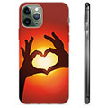 iPhone 11 Pro TPU Cover - Hjertesilhuet