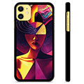iPhone 11 Beskyttende Cover - Kubistisk Portræt