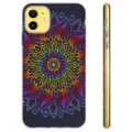 iPhone 11 TPU Cover - Farverig Mandala