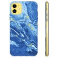 iPhone 11 TPU Cover - Farverig Marmor