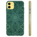 iPhone 11 TPU Cover - Grøn Mandala