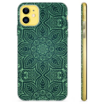 iPhone 11 TPU Cover - Grøn Mandala