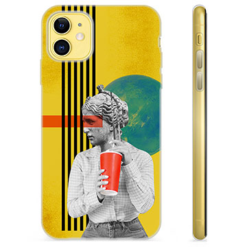 iPhone 11 TPU Cover - Retro Kunst