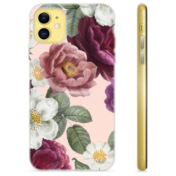 iPhone 11 TPU Cover - Romantiske Blomster