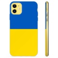 iPhone 11 TPU Cover Ukrainsk Flag - Gul og lyseblå