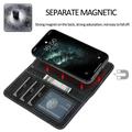 iPhone 11 Vintage 2-i-1 Etui M. Aftageligt Cover - sort