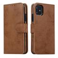 iPhone 11 Vintage 2-i-1 Etui M. Aftageligt Cover - brun