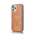 iPhone 12/12 Pro DG.Ming Læderpung med Aftageligt Cover - Brun