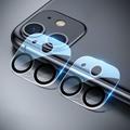 iPhone 12 Lippa kameralinsebeskytter - 9H - klar / sort