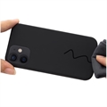 iPhone 12 Mini Liquid Silikone Cover - MagSafe Kompatibel - Sort