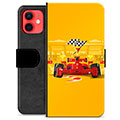 iPhone 12 mini Premium Flip Cover med Pung - Formel 1-bil