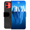 iPhone 12 mini Premium Flip Cover med Pung - Isbjerg