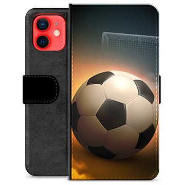 iPhone 12 mini Premium Flip Cover med Pung - Fodbold