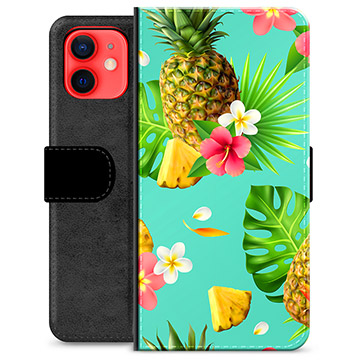 iPhone 12 mini Premium Flip Cover med Pung - Sommer
