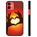 iPhone 12 mini Beskyttende Cover - Hjertesilhuet
