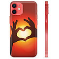 iPhone 12 mini TPU Cover - Hjertesilhuet