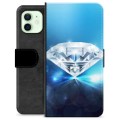 iPhone 12 Premium Flip Cover med Pung - Diamant