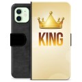 iPhone 12 Premium Flip Cover med Pung - Konge