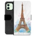 iPhone 12 Premium Flip Cover med Pung - Paris