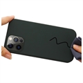 iPhone 12/12 Pro Liquid Silikone Cover - MagSafe Kompatibel - Mørkegrøn