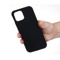 iPhone 12 Pro Max Liquid Silicone Cover - Sort