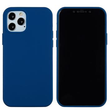 iPhone 12 Pro Max Liquid Silicone Cover - Mørkeblå