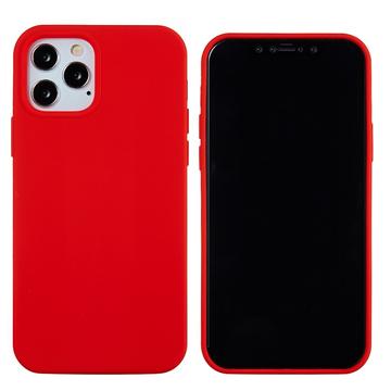 iPhone 12 Pro Max Liquid Silicone Cover - Rød
