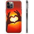 iPhone 12 Pro Max TPU Cover - Hjertesilhuet