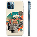 iPhone 12 Pro TPU Cover - Abstrakt Collage