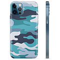 iPhone 12 Pro TPU Cover - Blå Camouflage