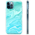 iPhone 12 Pro TPU Cover - Blå Marmor