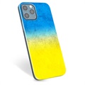 iPhone 12 Pro TPU Cover Ukrainsk Flag - Tofarvet