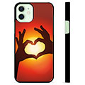 iPhone 12 Beskyttende Cover - Hjertesilhuet