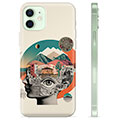 iPhone 12 TPU Cover - Abstrakt Collage