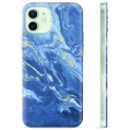 iPhone 12 TPU Cover - Farverig Marmor