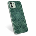 iPhone 12 TPU Cover - Grøn Mandala