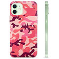 iPhone 12 TPU Cover - Pink Camouflage