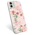 iPhone 12 TPU Cover - Vandfarveblomster
