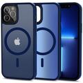 iPhone 12/12 Pro Tech-Protect Magmat Cover - MagSafe Kompatibel - Navy Blå
