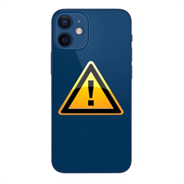 iPhone 12 mini Bag Cover Reparation - inkl. ramme - Blå