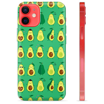 iPhone 12 mini TPU Cover - Avocadomønster