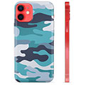 iPhone 12 mini TPU Cover - Blå Camouflage