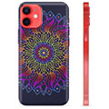 iPhone 12 mini TPU Cover - Farverig Mandala