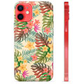 iPhone 12 mini TPU Cover - Lyserøde Blomster