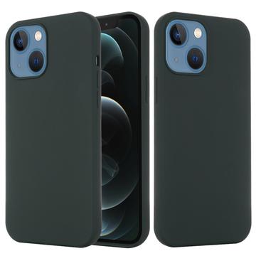 iPhone 13 Liquid Silikone Cover - MagSafe Kompatibel - Mørkegrøn