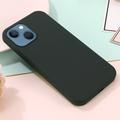 iPhone 13 Liquid Silikone Cover - MagSafe Kompatibel - Mørkegrøn